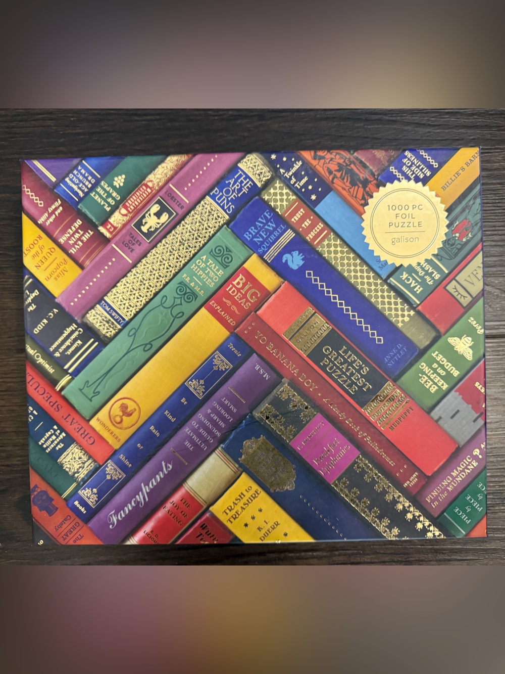Galison Vintage Library puzzle